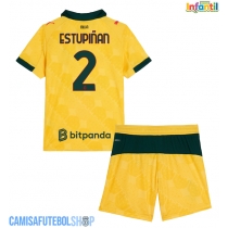 Camisa de time de futebol AC Milan Pervis Estupinan #2 Replicas 3º Equipamento Infantil 2025-26 Manga Curta (+ Calças curtas)
